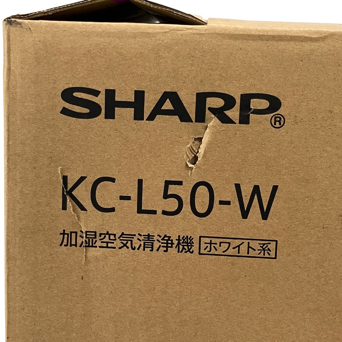 SHARP KC-L50-W 加湿空気清浄機 2020年製 シャープ 家電 空調 未