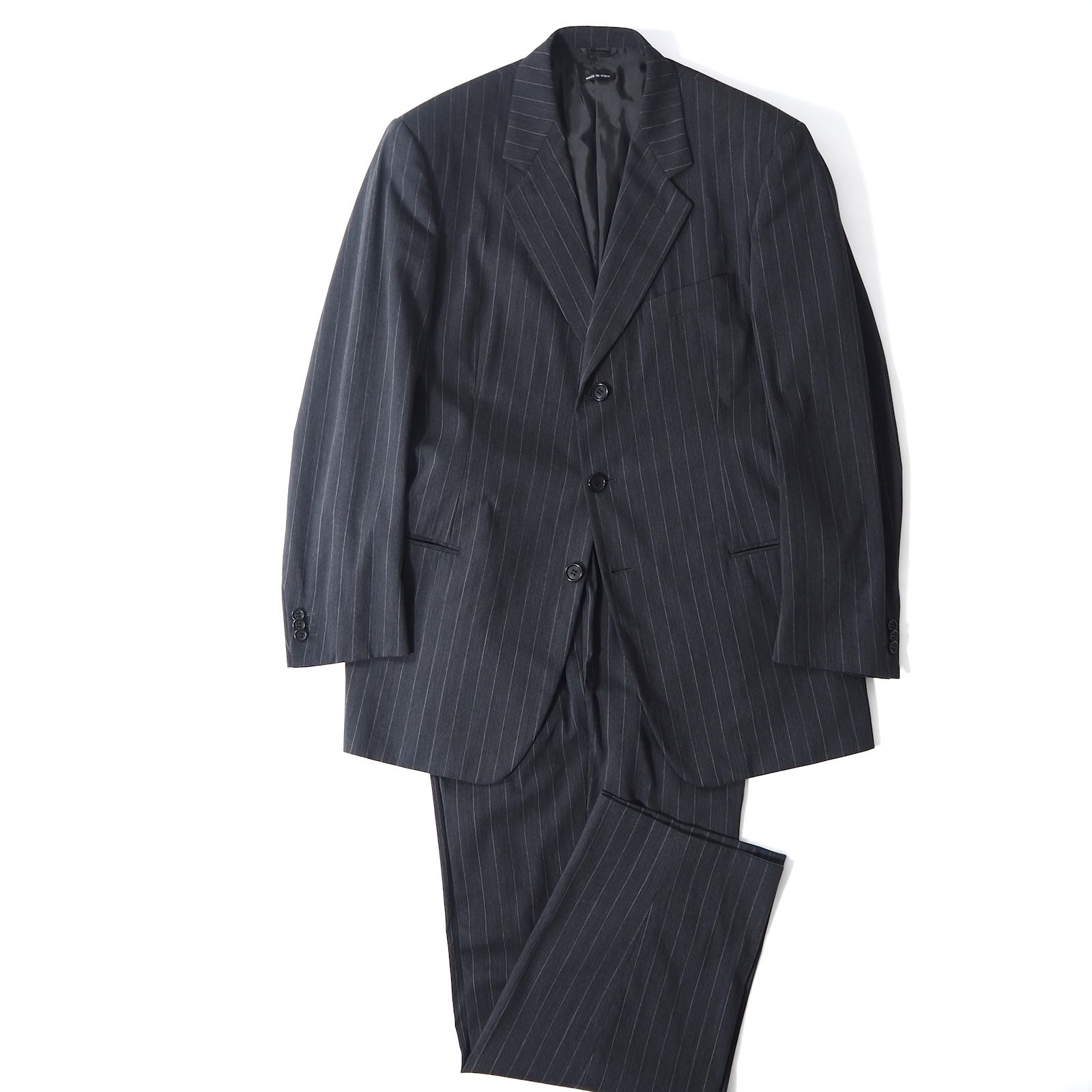 ジョルジオアルマーニ GIORGIO ARMANI 黒タグ ウール スーツ