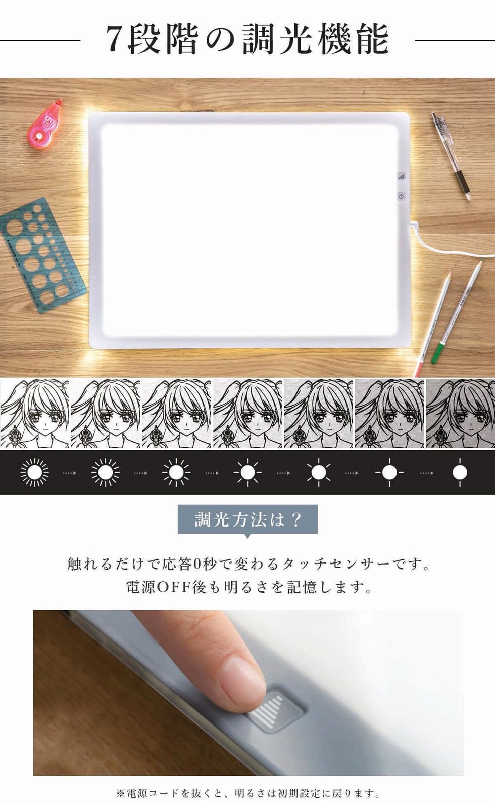 8mm 7段階調光可