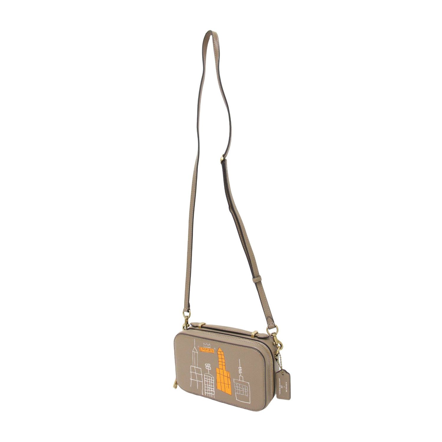 COACH コーチ JEAN-MICHEL BASQUIAT 3WAY スクエア ショルダーバッグ 