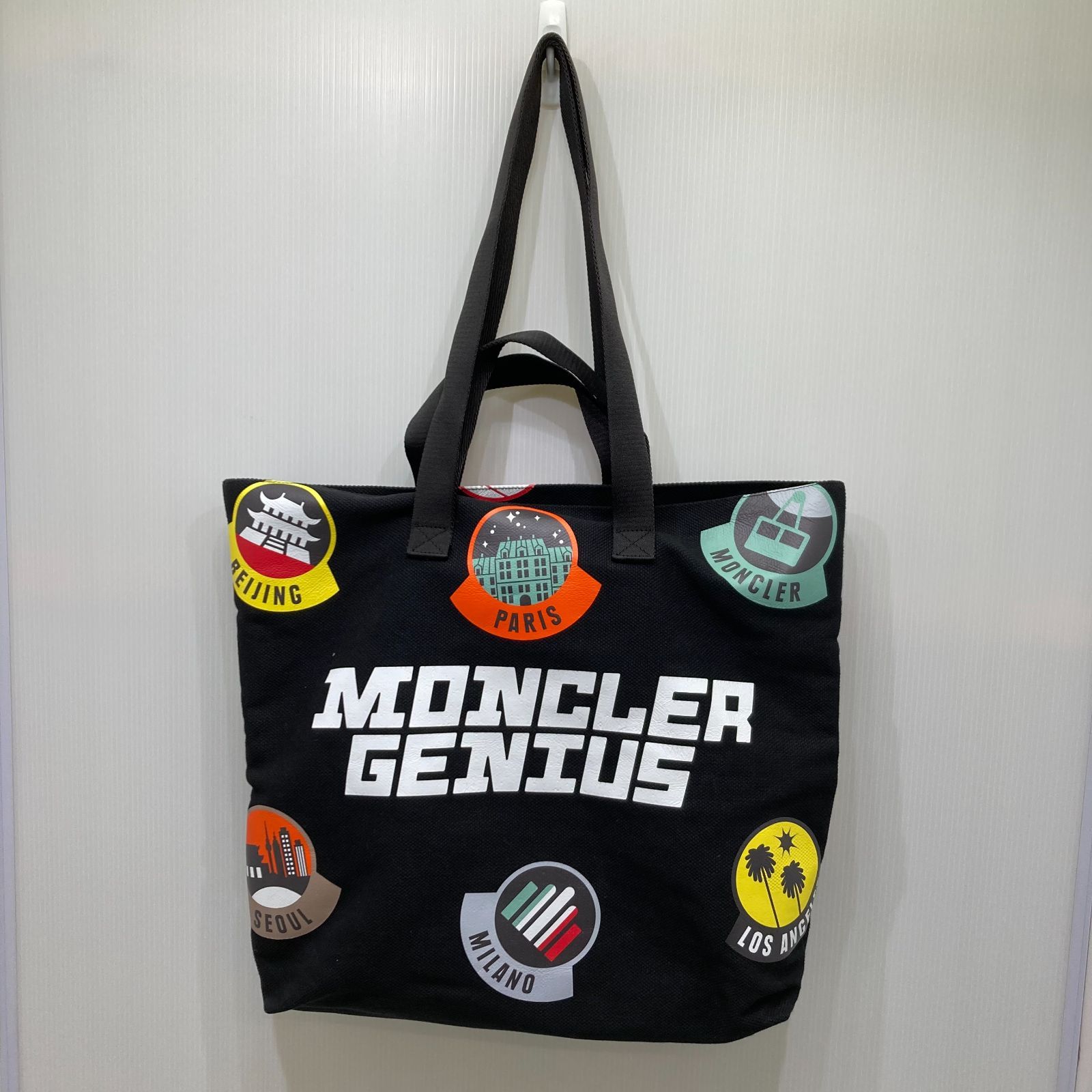 MONCLER GENIUS モンクレールジーニアス キャンバス トートバッグ 2WAY SHOPPING BAG G209X0G00041 M1952