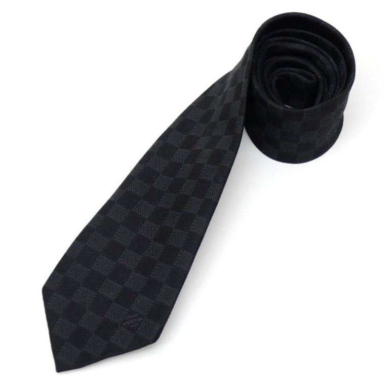 ルイ・ヴィトン LOUISVUITTON ネクタイ・ダミエ クラシック 8CM