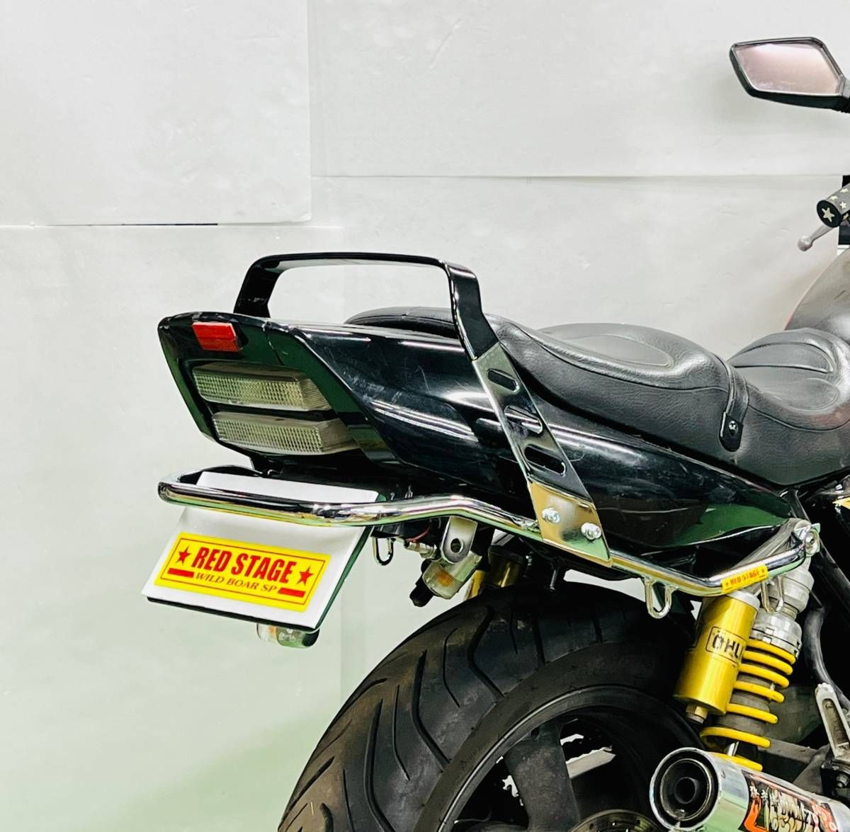 XJR400用 ロングタンデムバー - オートバイパーツ