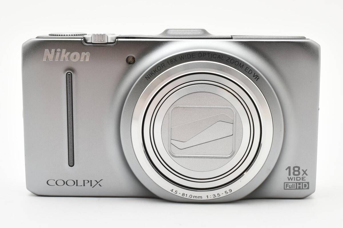 ☆ニコン Nikon COOLPIX S9300 クリスタルシルバー 充電器付属