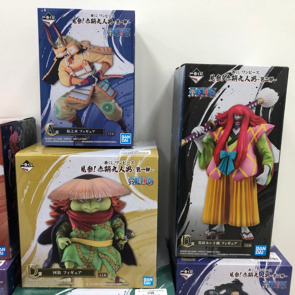 ワンピース 一番くじ 見参！赤鞘九人男 第一弾 フィギュアコンプリート&