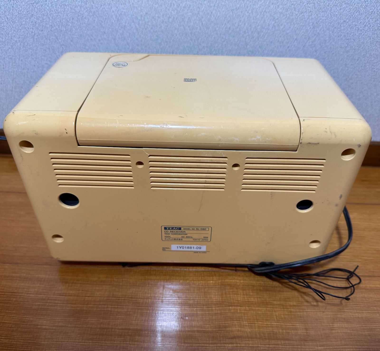 TEAC CDラジオ SL-D80 【ティアック CDレシーバー AM FM CD