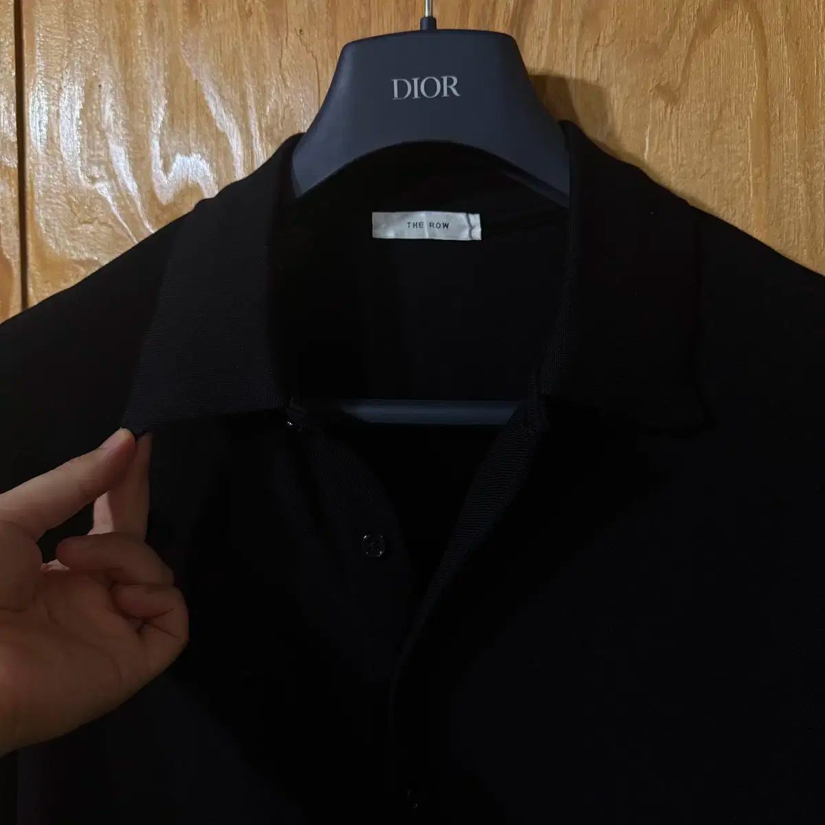 ザ ロウ The row 25 S S ブラック ポロシャツ Tシャツ