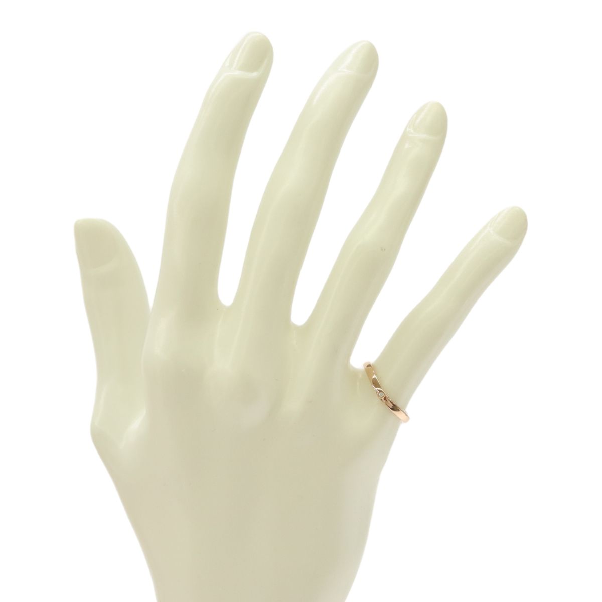 Cartier カルティエ Au750PG 18金ピンクゴールド K18 ダイヤ3P 