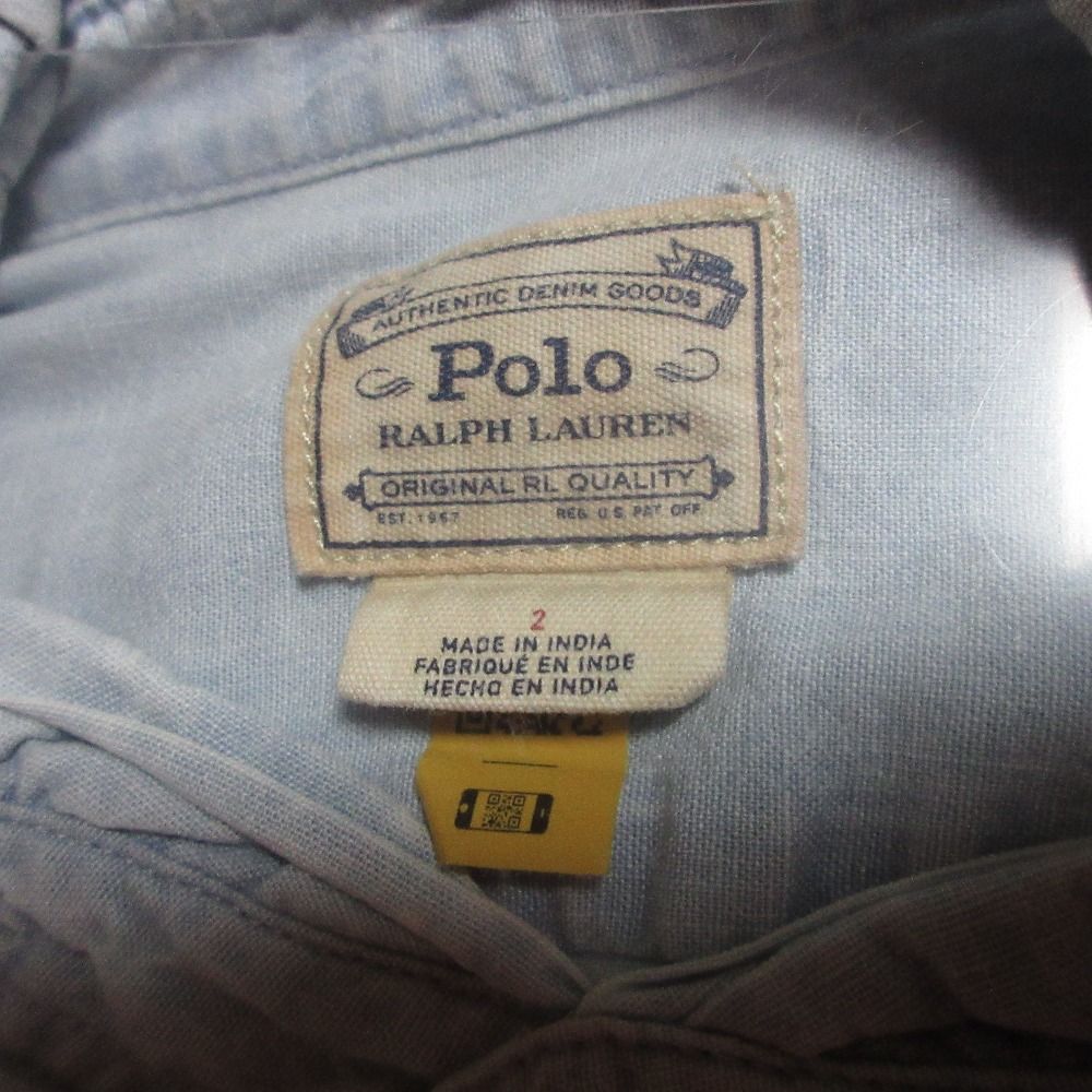 美品 POLO RALPH LAUREN ポロラルフローレン フラワー刺繡 長袖