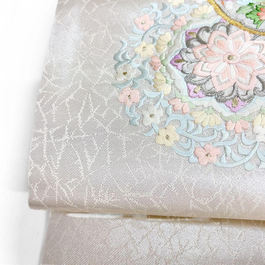 名古屋帯 華紋 刺繍 着物 093w o - メルカリ 名古屋帯 華紋 刺繍 着物 093w o - メルカリ