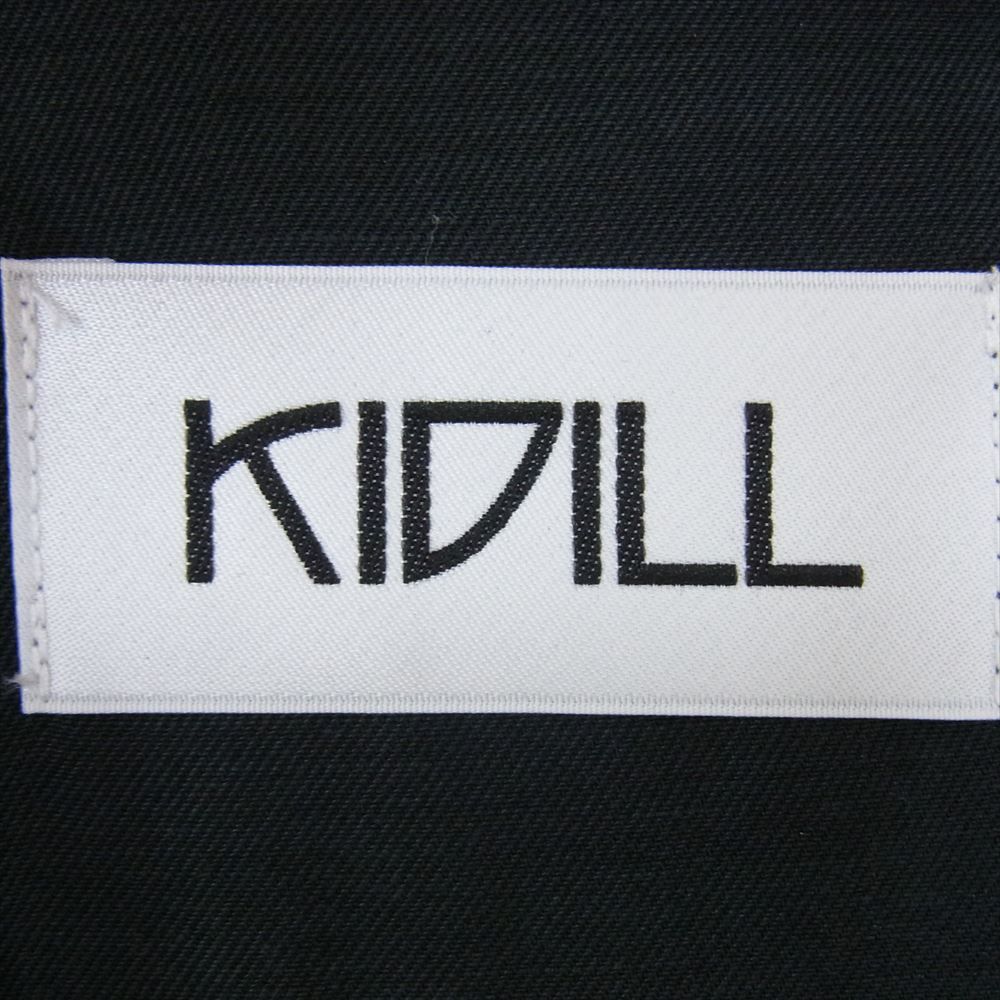 キディル KIDILL KL247 刺繍 オープンカラー シャツ 半袖 テンセル混合