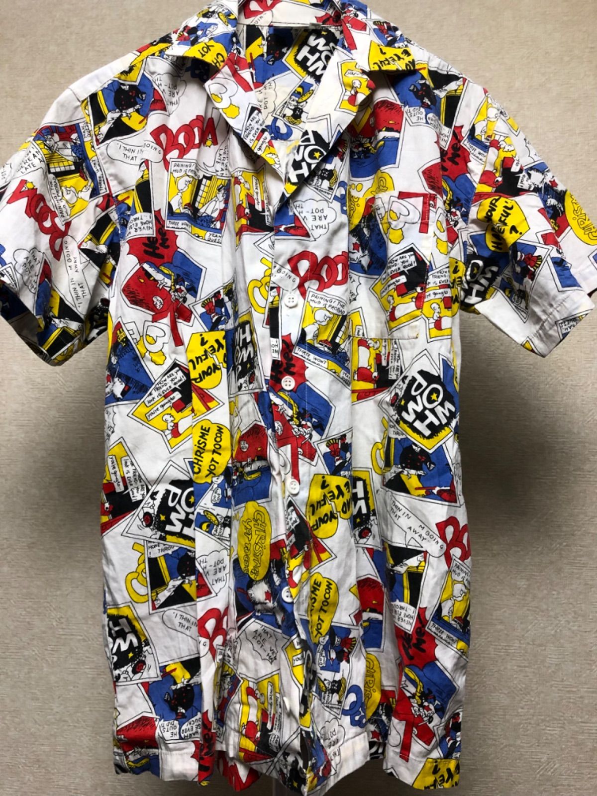 90年代珍品アメコミオープンカラーシャツ黄金サイズオールド年代スペシャルプライス