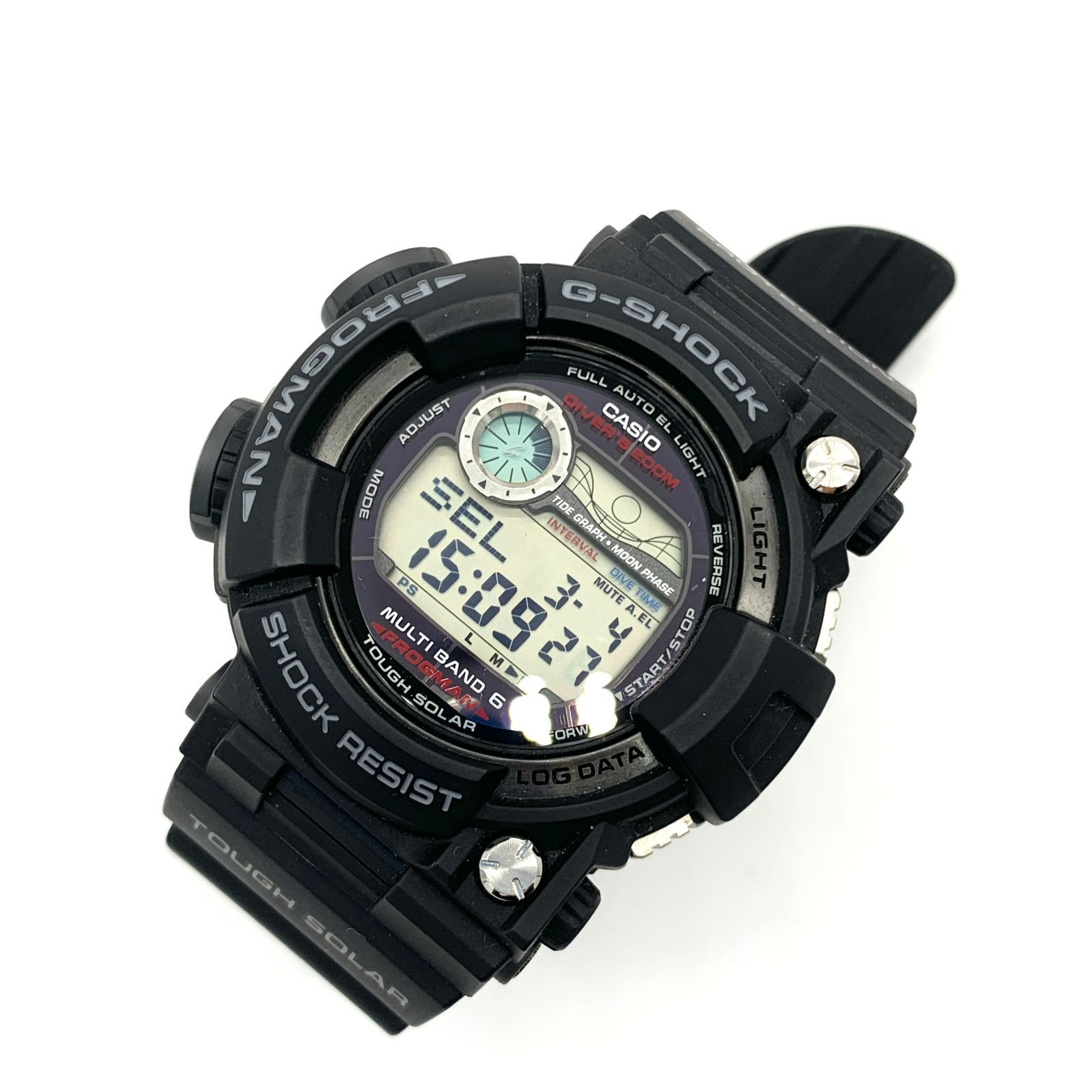 稼働品 CASIO G-SHOCK FROGMAN GWF-1000-1JF 黒 ▽【稼働品】CASIO  