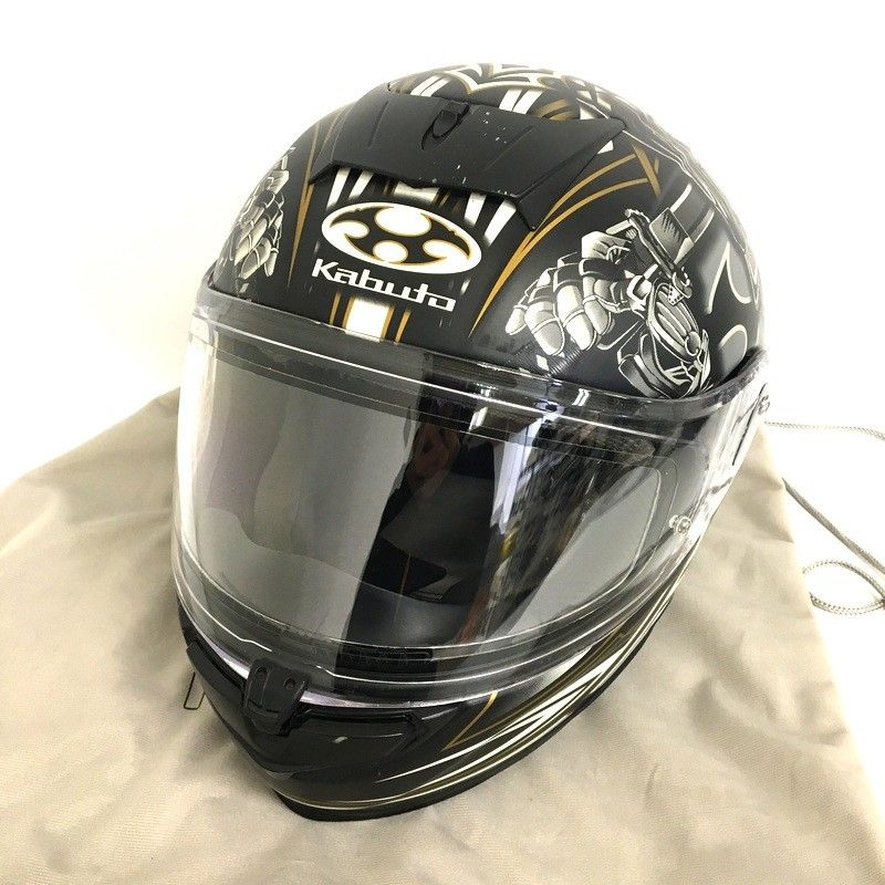 OGK KABUTO オージーケーカブト AEROBLADE-5 サムライ フルフェイスヘルメット 除菌消臭済 Mサイズ フラットブラック オートバイ ツーリング ライディング バイカー バイク用品 TA3424