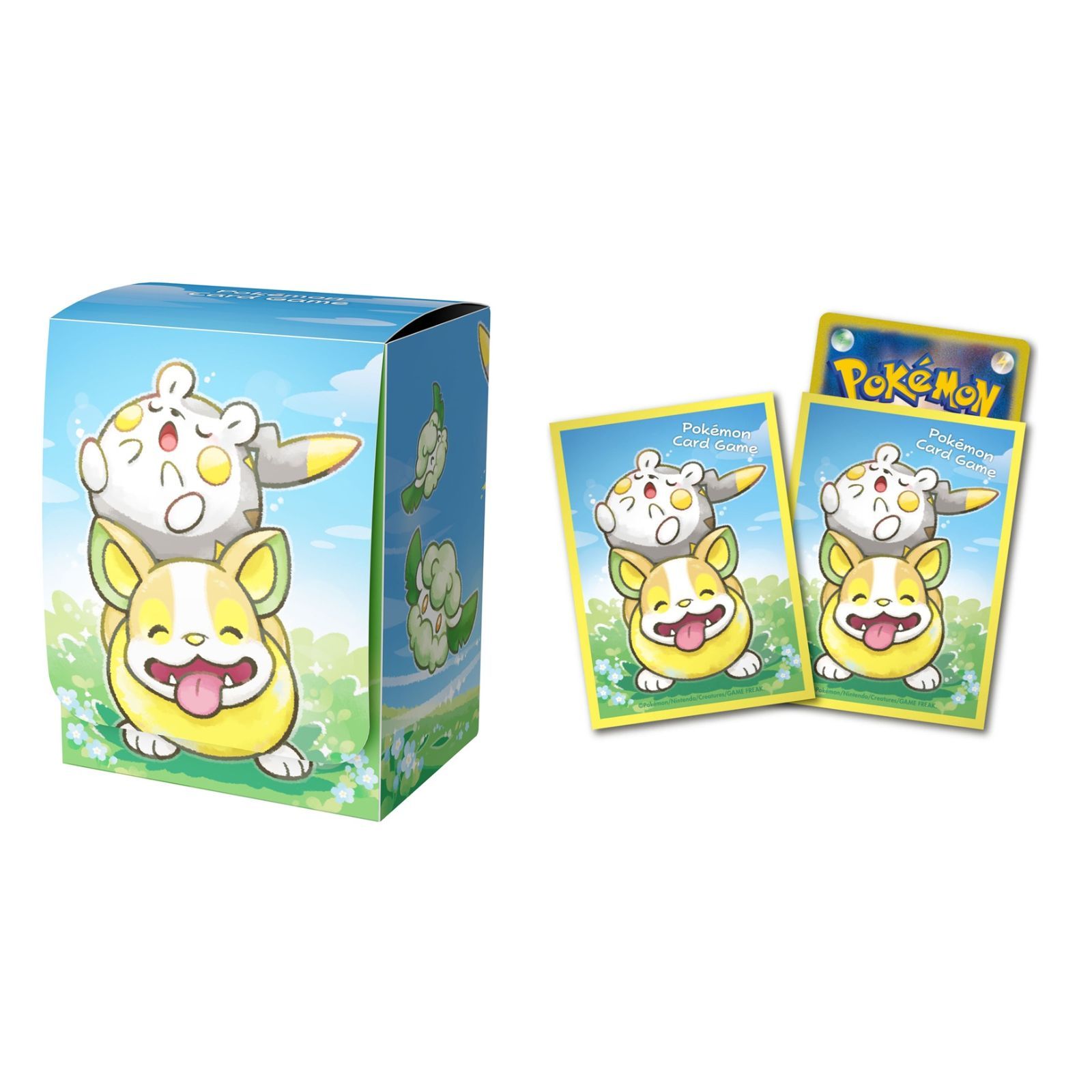 【新品未開封】 ポケカ デッキシールド デッキケース セット 新品未開封セット】 トゲデマル＆ワンパチ デッキケース デッキ