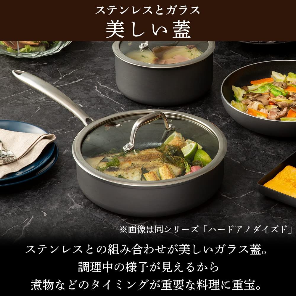 アイリスオーヤマ フライパン 鍋 6点セット IH 対応 ダイヤモンドグレイス シルバー H572669F IRIS OHYAMA SKLAD-KIRPICHA_RU