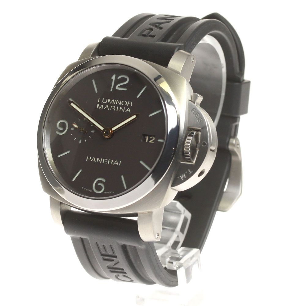 パネライ PANERAI PAM00351 ルミノールマリーナ1950 3デイズ デイト 自動巻き メンズ良品保証書付き_826174