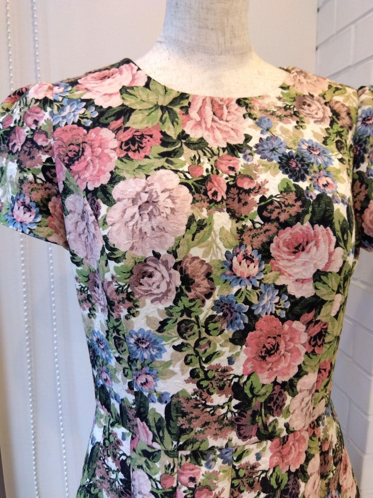 M'S GRACY】エムズグレイシー 花柄 ワンピース 40サイズ 日本製