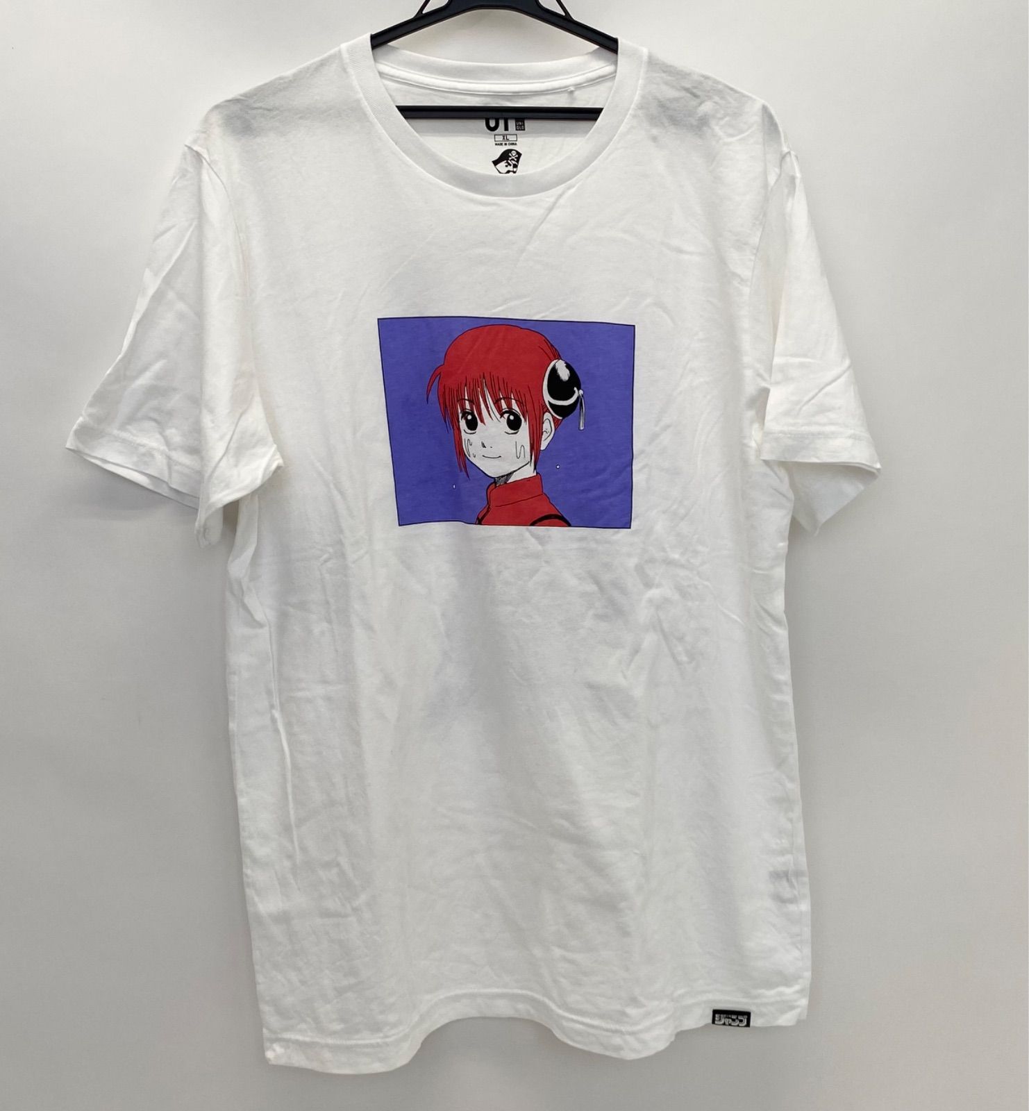 ユニクロ 銀魂 Tシャツ 神楽 白地 XLサイズ