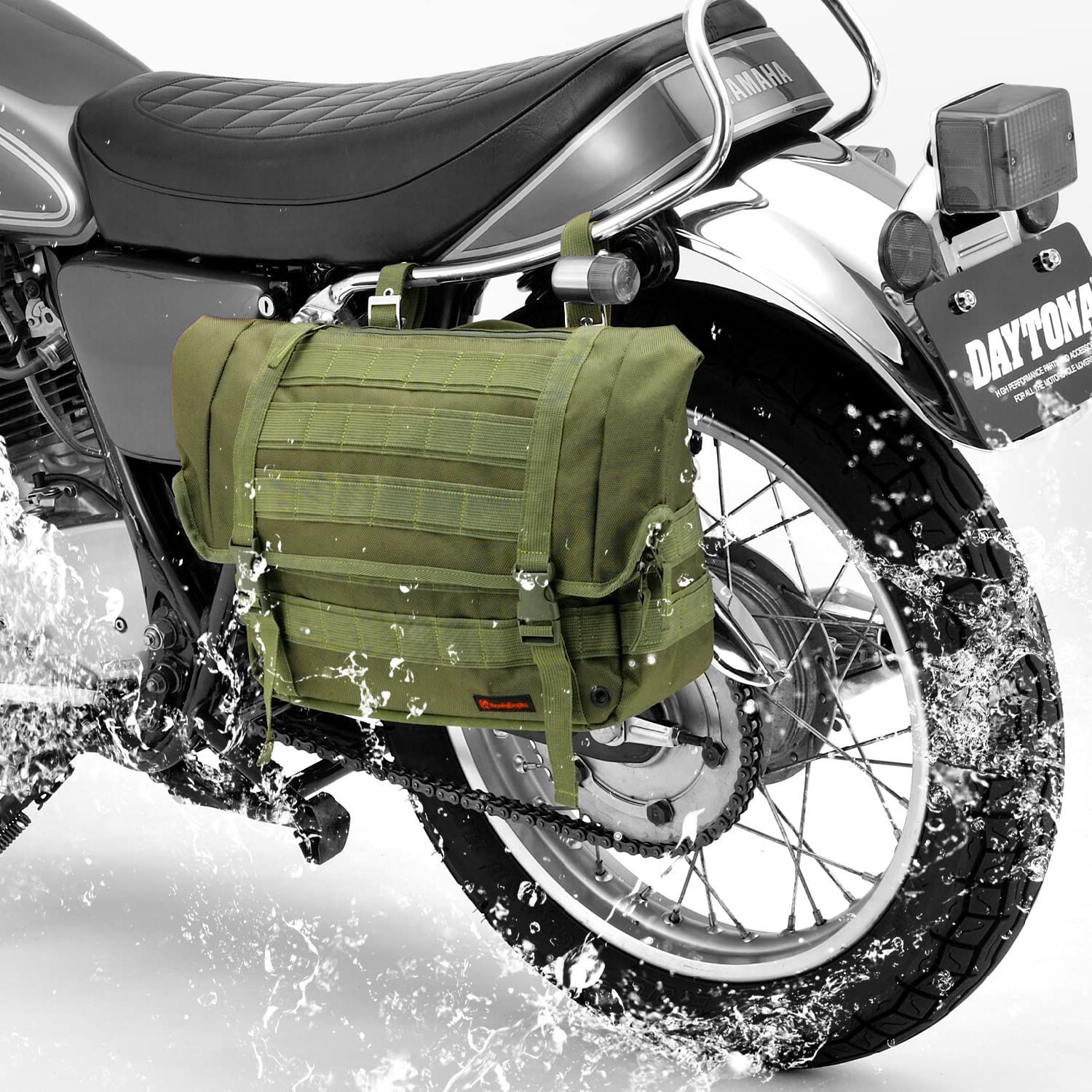 ヘンリービギンズ(Henly Begins) デイトナ バイク用 サイドバッグ 10L 防水 サドルバッグWR DHS-28 グリーン 30849 -  メルカリ