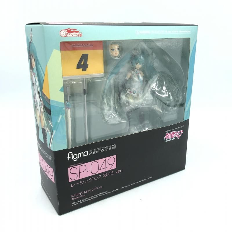 figma レーシングミク 2015 Ver. フィギュア　個人スポンサー特典 中古】(本体A/箱B)figma レーシングミク 2015 ver