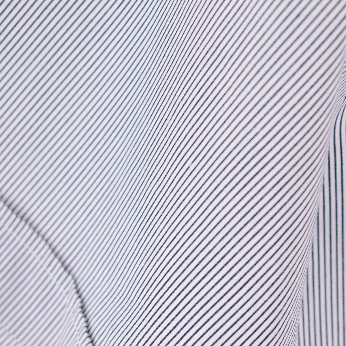 ROMANI ストライプ柄 半袖 オープンカラー メキシカンシャツ キューバシャツ メンズL /eaa337245