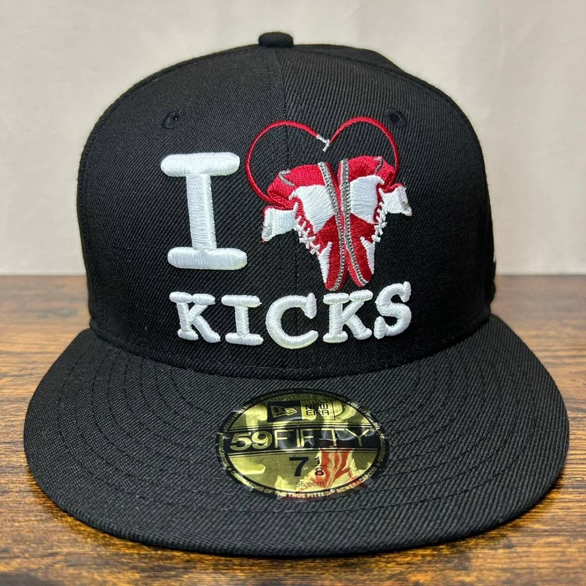 N-63 ニューエラ 59FIFTY I♡KICKS 超希少 激レア 1600 - キャップ