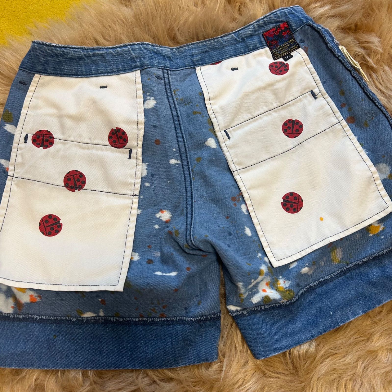 BRU NA BOINNE ブルーナボイン ペイント ハーフパンツ size00