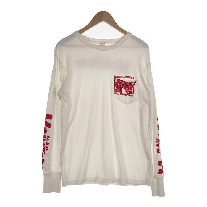 ＭcQueenFREEWHEELERS「MAD MONSTERS 」ロンT FREEWHEELERS フリーホイーラーズ MAD MONSTERS プリント ポケット