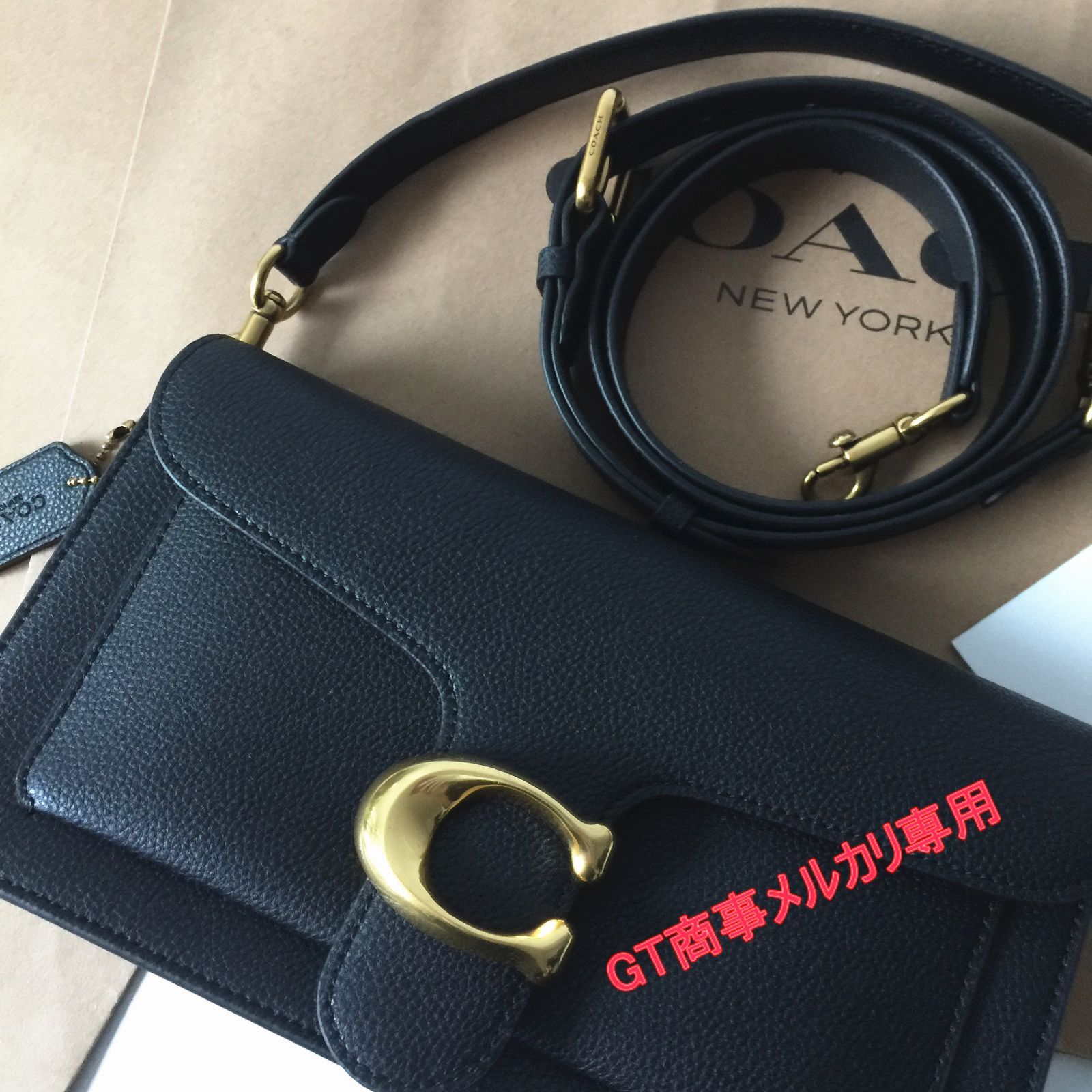 コーチアウトレット】COACHバッグ 73995 ブラック タビーショルダー  