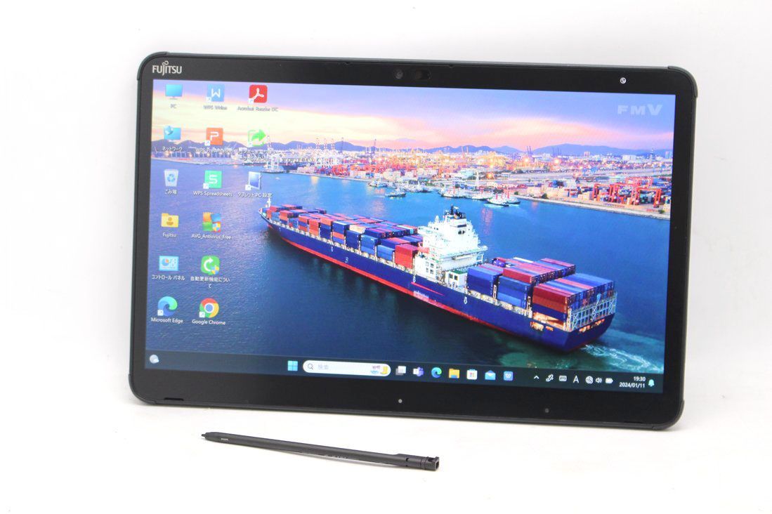 LTE Wi-Fi6 美品 フルHD 13.3型 タブレット Fujitsu ArrowsTab Q7310/DB Windows11 10世代  i5-10310u 8GB NVMe 256GB-SSD カメラ Office付【中古パソコン 中古PC】 - メルカリ