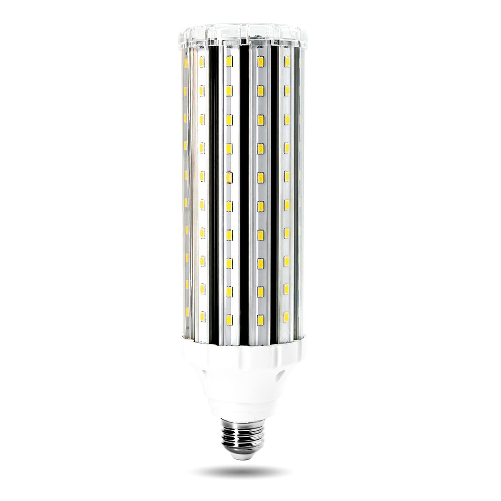 【数量限定】45W) 倉庫・納戸・駐車場・車庫・工場・屋内ガレージなどに対応(電球色 長寿命 省エネ 超高輝度 300-450W白熱電球相当 4500Lm/3000K E26口金 LED電球 45W トウモロコシ型 LEDコーンライト 