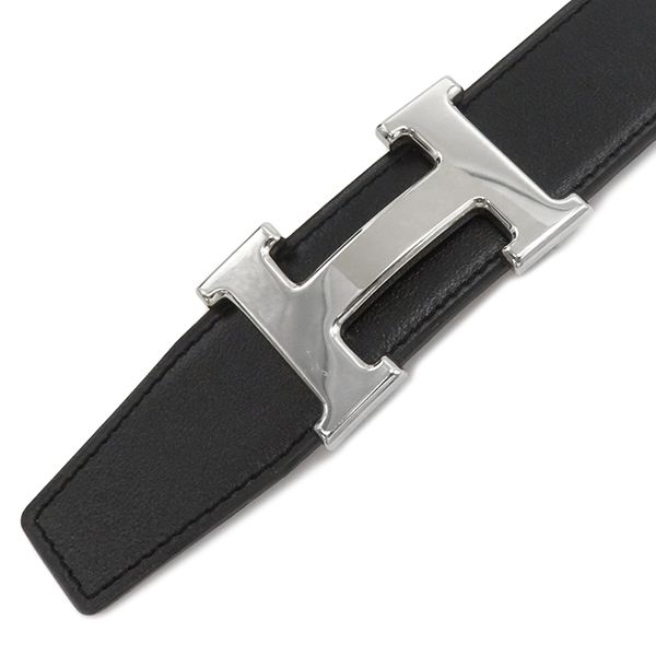 HERMES エルメス ベルト バックル リバーシブル トゴ マッド ブラック