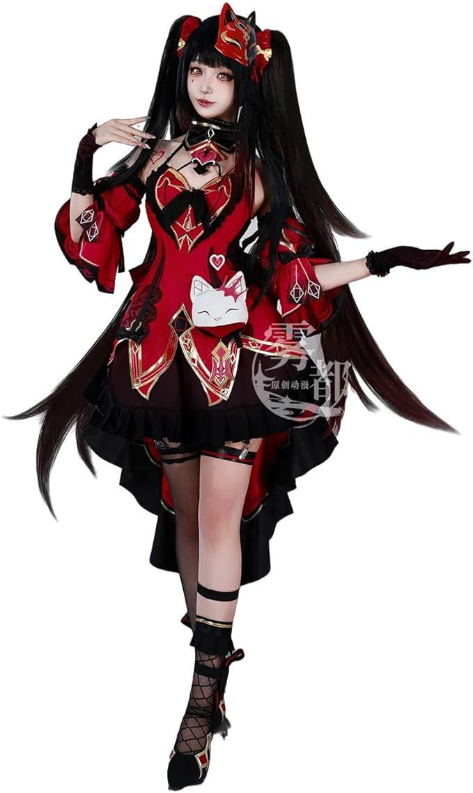 崩壊スターレイル 花火 コスプレ 衣装 仮面つき 三分妄想1/3Delusion