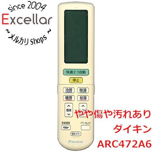 bn:6] DAIKIN エアコンリモコン ARC472A6 - メルカリ