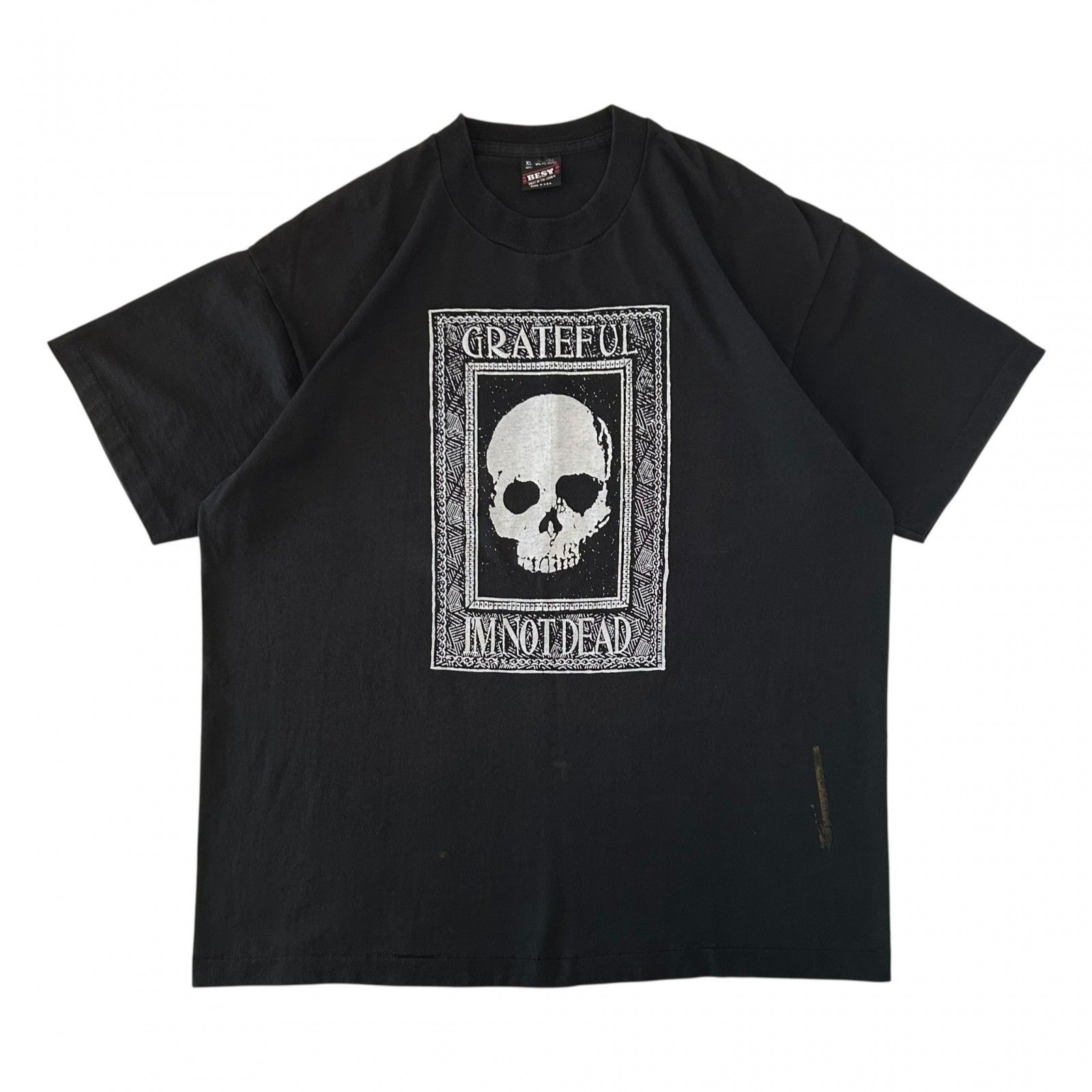 ガイコツ　ヴィンテージTシャツ XL 90s USA製 GRATEFUL I'M NOT DEAD グレイトフルデッド