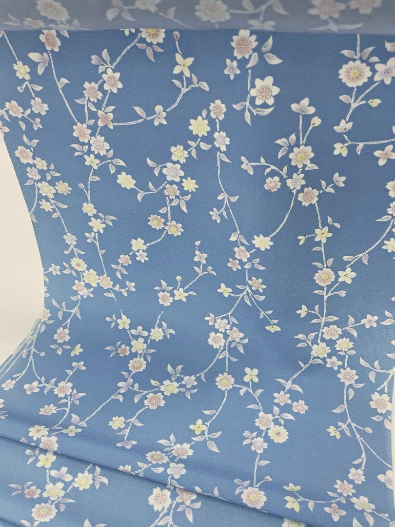 小紋 京友禅 全体柄 ボタニカル 正絹 反物 京金彩友禅 和田光正 正絹小紋 新品 反物