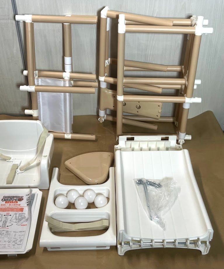 全て揃っています　☆美品☆　野中製作所　マイファースト　キッズパーク　ホワイト 全て揃っています ☆美品☆ 野中製作所 マイファーストキッズ