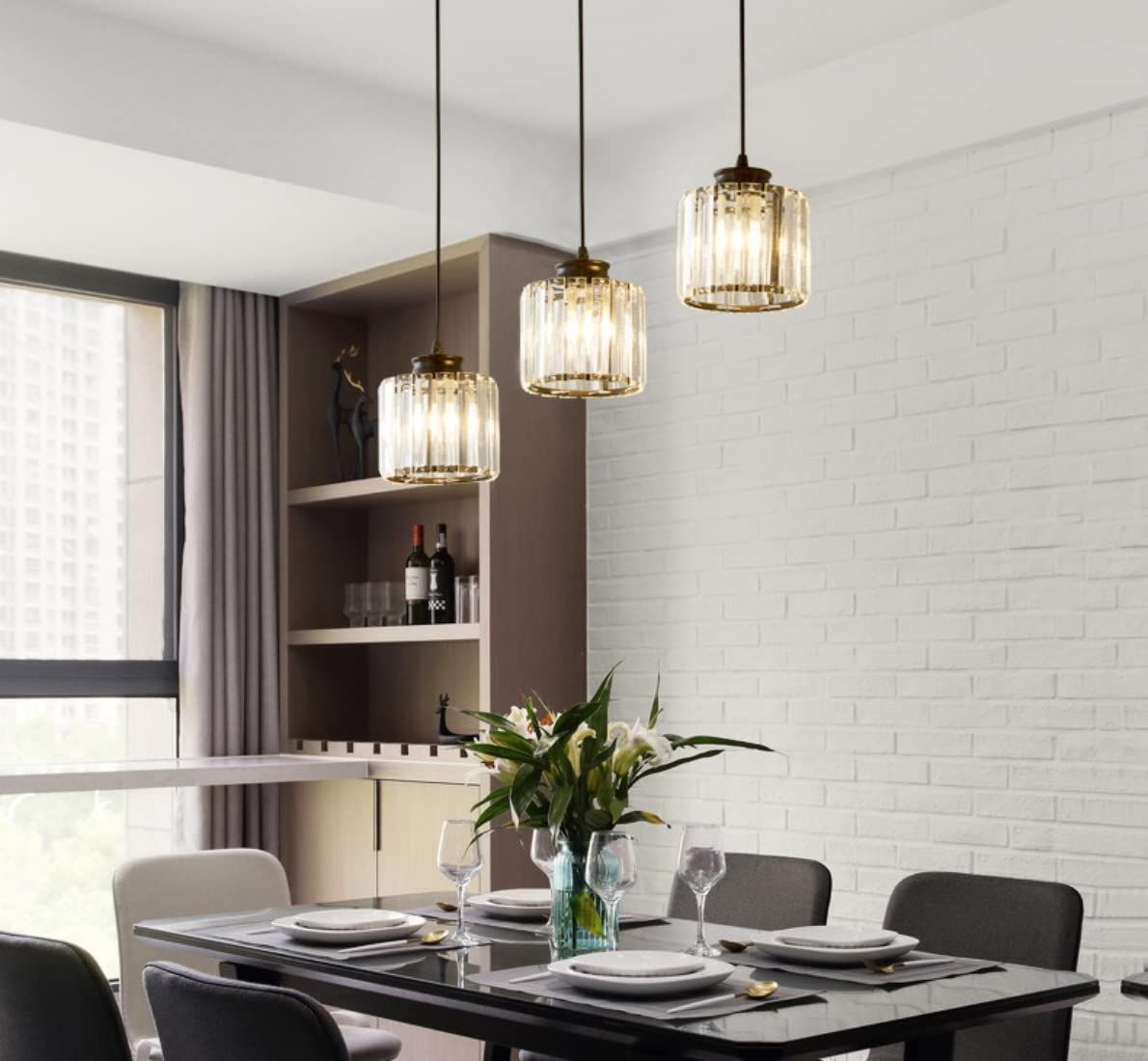 ペンダントライト 3灯 おしゃれ ガラス 天井照明 吊り下げライト ランプシェード 北欧 カフェ風 おしゃれ ダクトレール用 照明器具 リビング 和室 寝室 洋室 ガラス E26 LED ダイニング照明 シンプル かわいい 間接照明 コード長さ調節 WWW_SKLAD-KIRPICHA_RU