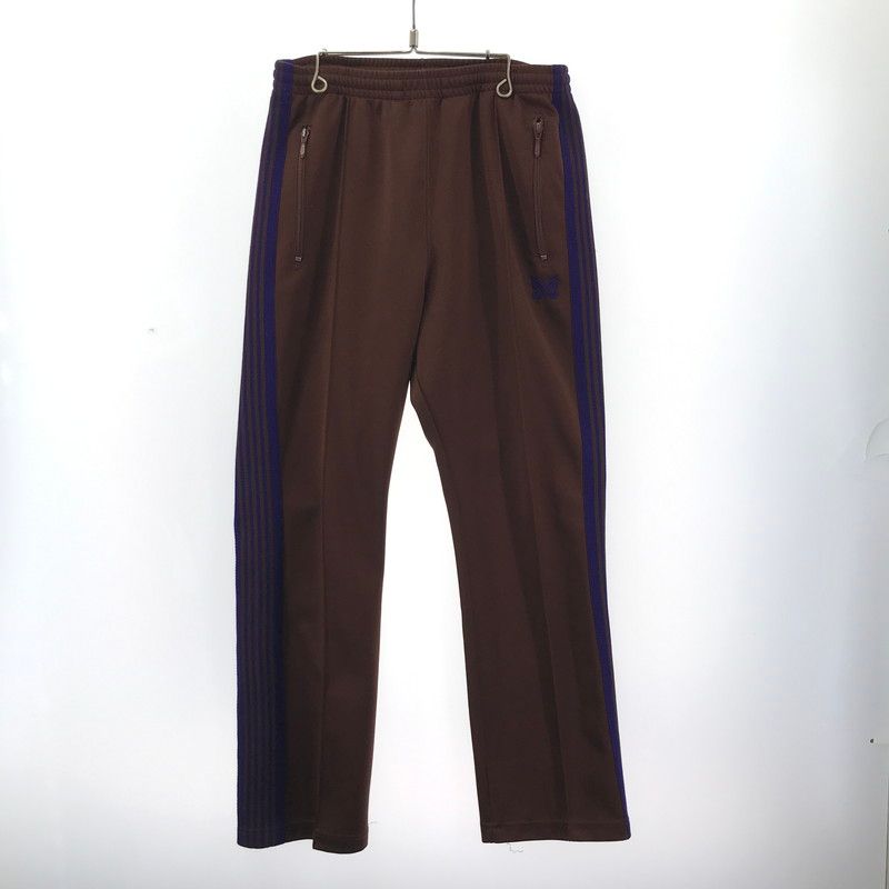【品】Needles ニードルス FK194 19AW NARROW TRACK PANT POLY SMOOTH ナロー トラック パンツ ポリスムース ボトムス 古着 【151-250523-mh-12-fuz】