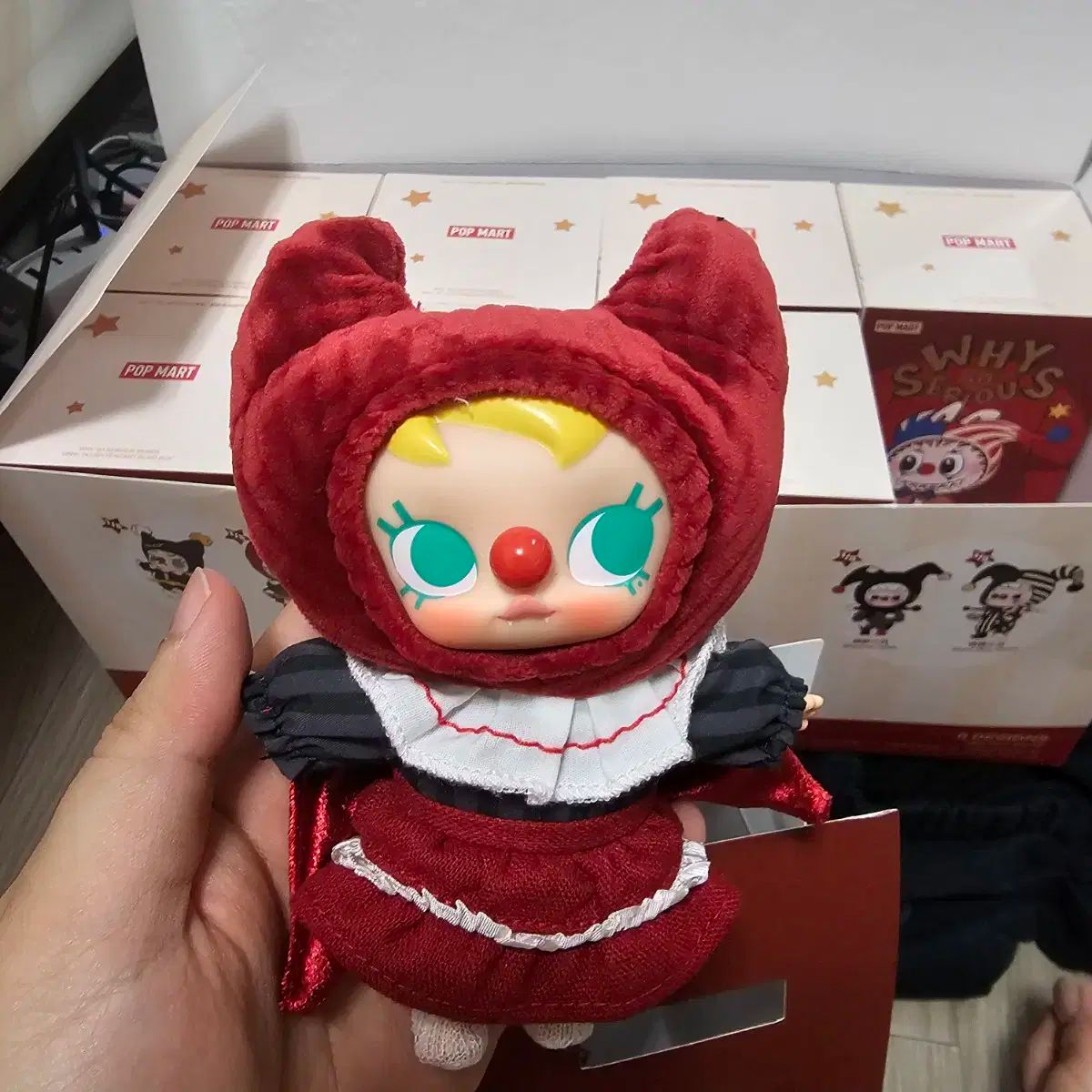 ポップマート Y 詰め物 真面目 人形 キーリング