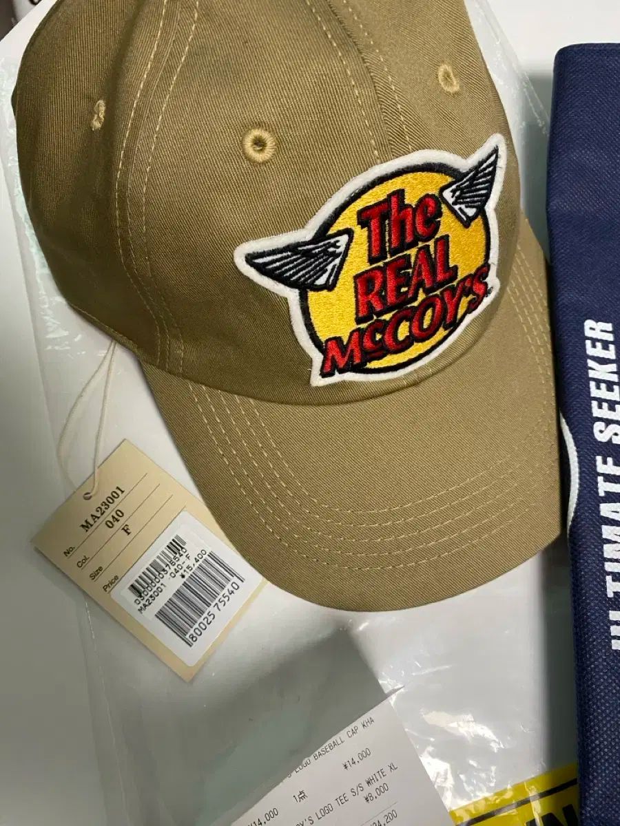 The REAL McCOY'S リアルマッコイズ ロゴキャップ 帽子 THE REAL MCCOY'S LOGO BASEBALL CAP