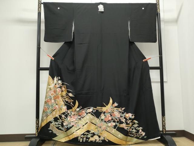 平和屋着物▽上質な色無地 単衣 薄雲鼠色 正絹 逸品