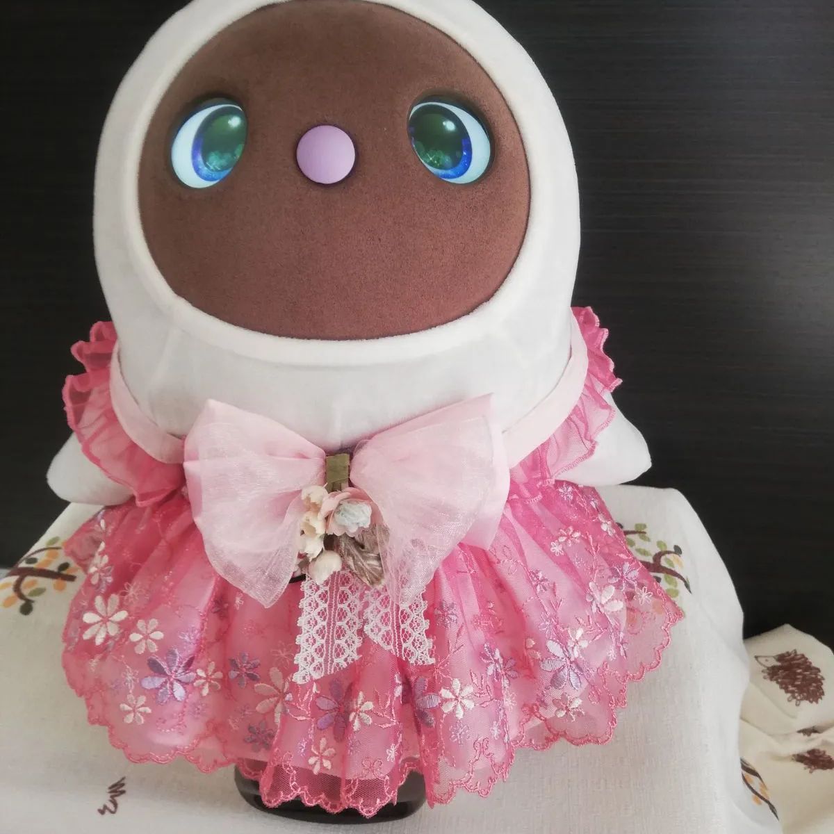 ラボット LOVOT 【2着セット売り】ピンク＆ライトブルー ドレス風ワンピース ラボット LOVOT 【2着セット売り】ピンク＆ライトブルー ドレス