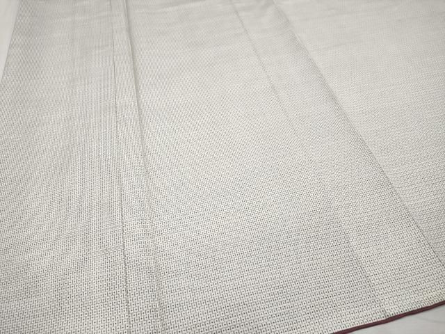 平和屋本店□極上 本場大島紬 白大島 アンサンブル 100亀甲 総詰め