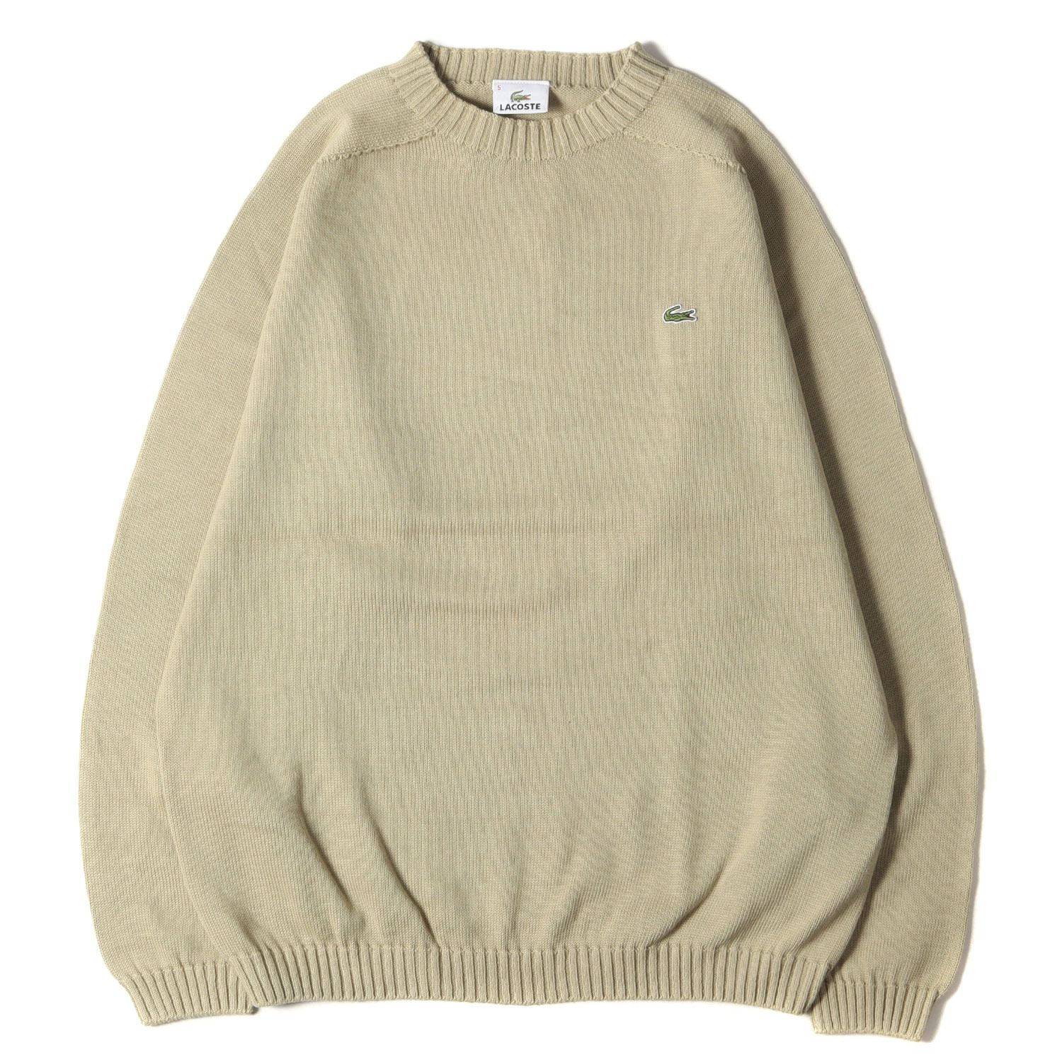 新品 LACOSTE ラコステ ニット サイズ:5 ワンポイント ワニ ワッペン 