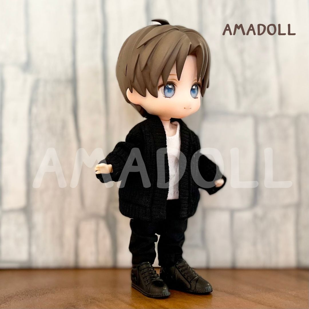 ねんどろいどどーる OK オビツ11 服 かっこいい 男の子 モノトーン