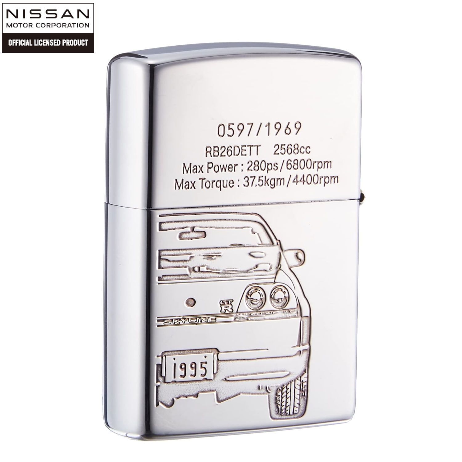 日産 ZIPPO NISSAN SKYLINE GT-R BCNR33‐スカイライン ジッポー ライター ジッポ Zippo オイルライター  zippo ライター NISMO ニスモ 正規品