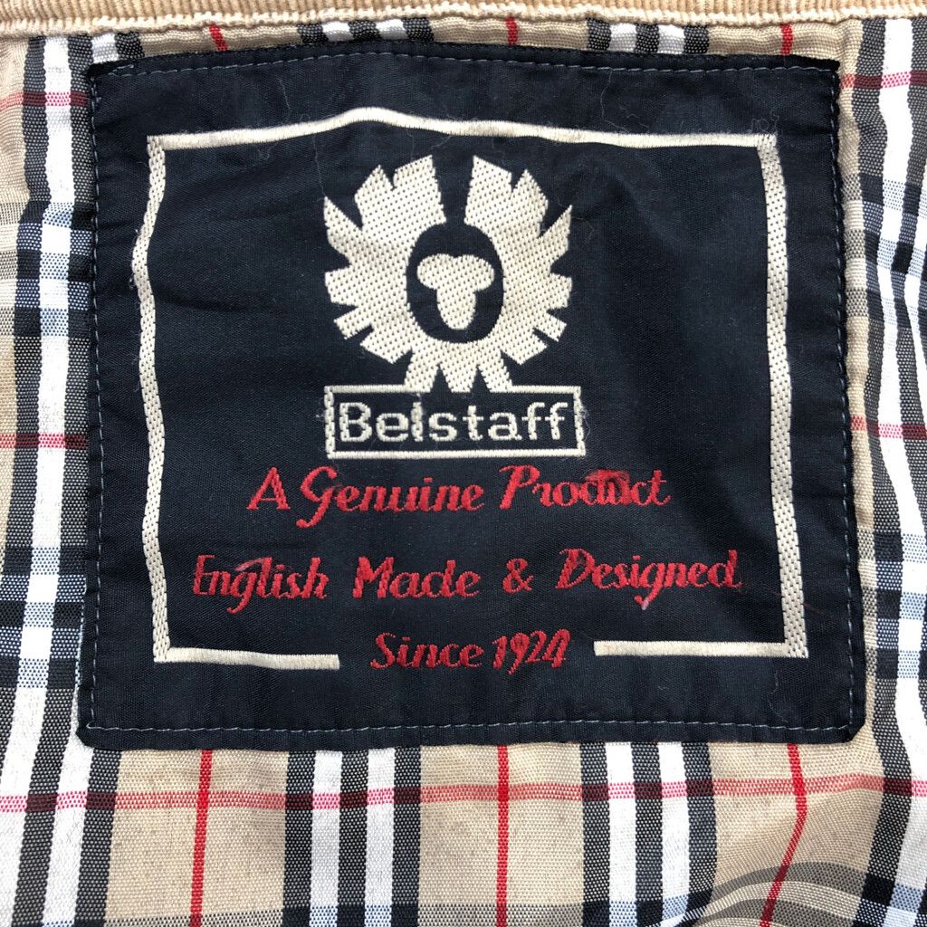 Belstaff ベルスタッフ ナイロン ライダースジャケット モーターサイクル バイクウェア ブラック (メンズ XL相当) 中古 古着 R3578