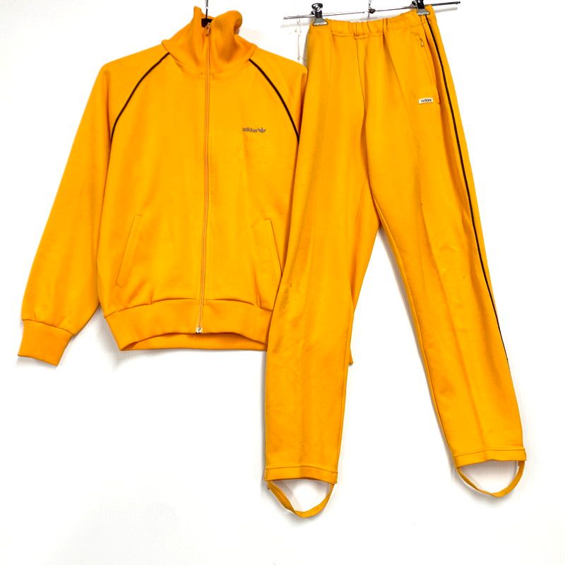 メンズ OLD ADIDAS アディダス ATS-80 70-80S TRACK SET-UP デサント期 西ドイツ製 70-80年代 トラックセットアップ トップス ボトムス 長袖 146-250121-ma-01-IZU